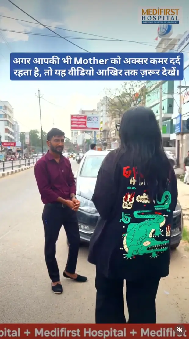 Dr. Ankur Saurav on back pain in mothers — watch the full reel