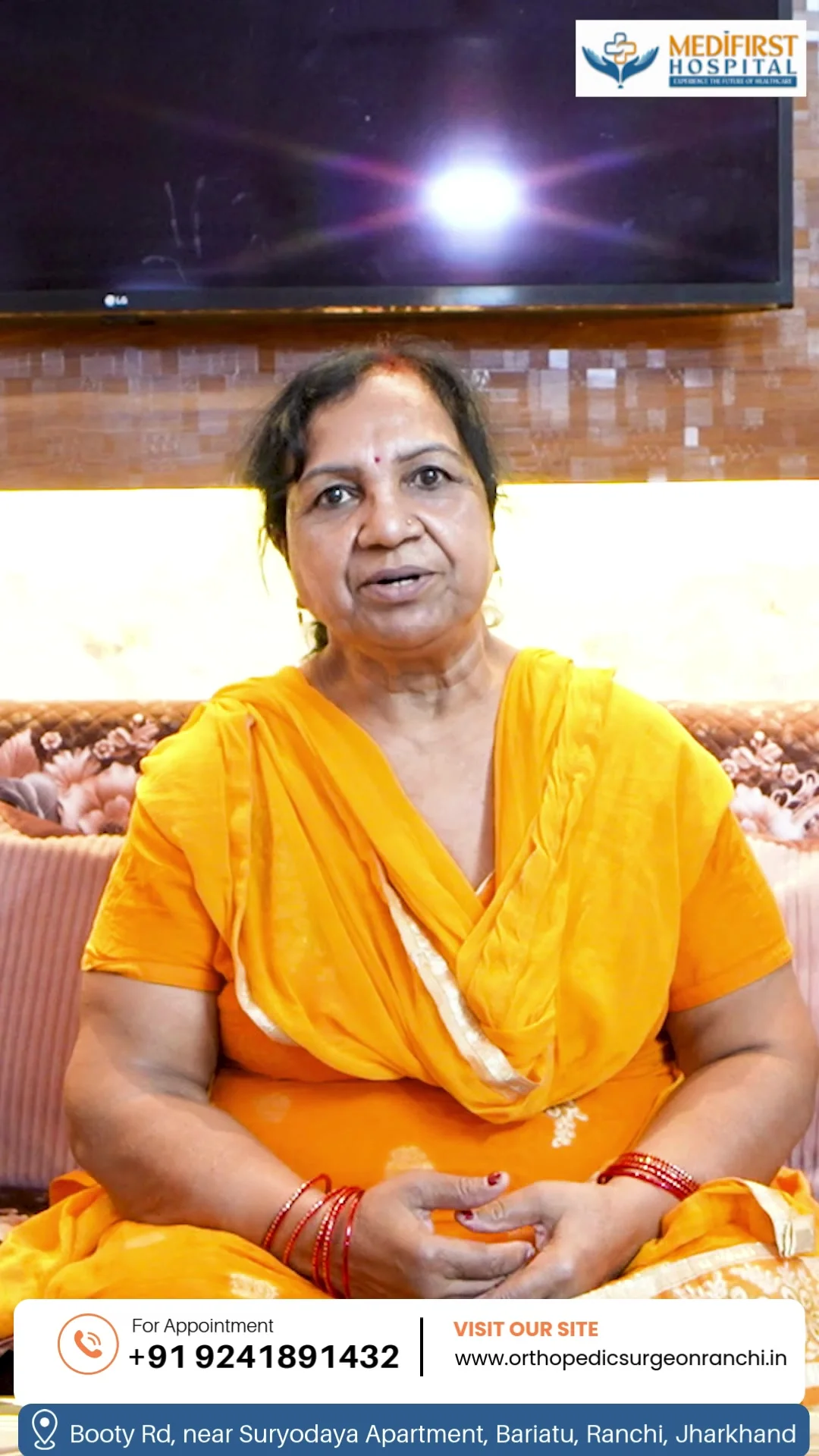 Pushpa Devi — Hip Replacement patient